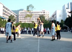  我校与永顺县中医院篮球友谊赛剪影 